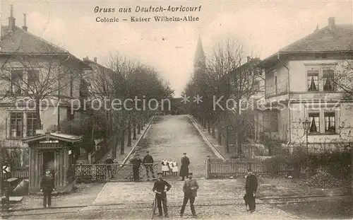 AK / Ansichtskarte Deutsch Avricourt_57_Moselle Colonie   Kaiser Wilhelm Allee 
