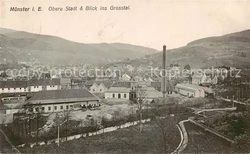 AK / Ansichtskarte Muenster__Elsass_Munster_68_Alsace Obere Stadt u. Blick ins Grosstal 