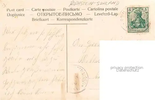 AK / Ansichtskarte Rothstein Sohland_Oberlausitz Restaurant Hartmann Aussenansicht 