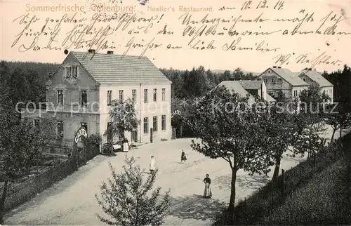 AK / Ansichtskarte Grillenburg Nestlers Restaurant Aussenansicht Grillenburg