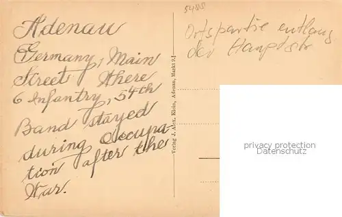 AK / Ansichtskarte Adenau Hauptstrasse Adenau