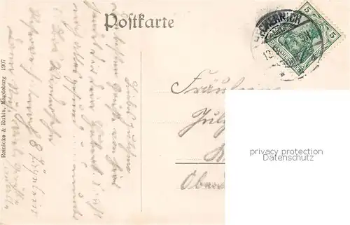 AK / Ansichtskarte Mechernich Partie m. d. kath. Kirche Mechernich