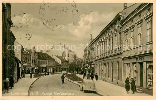 AK / Ansichtskarte Lundenburg_Breclav_CZ Konrad Henleinstrasse Feldpost 