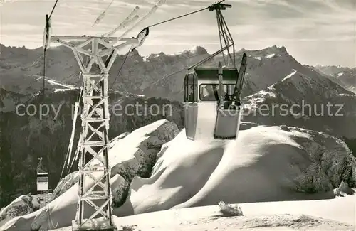 AK / Ansichtskarte Seilbahn TEYSIN Foto Wehrli S.A. 9563 Seilbahn