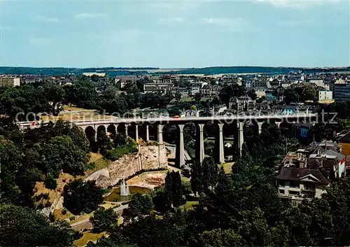 AK / Ansichtskarte Luxembourg__Luxemburg Viadukt 