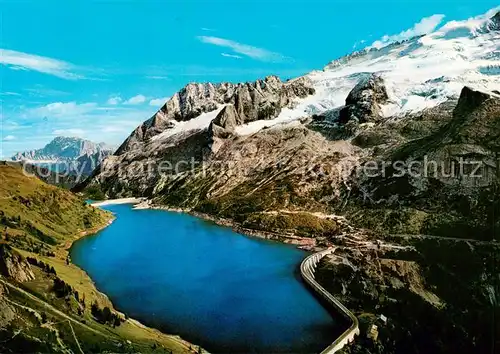 AK / Ansichtskarte Marmolada_3340m_Trentino_IT Lago di Fedara verso la Marmolada e Civetta 