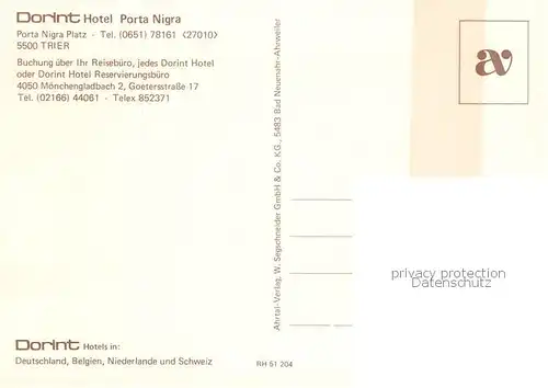 AK / Ansichtskarte Trier Hotel Dorint Porta Nigra Teilansichten Trier