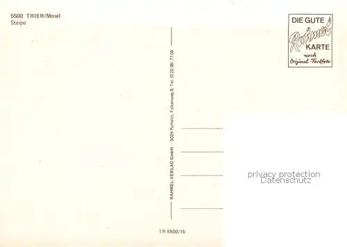 AK / Ansichtskarte Trier Steipe Aussenansicht Trier