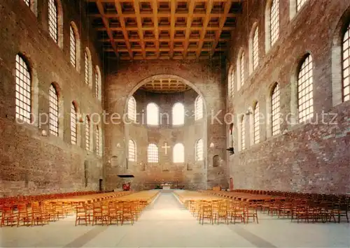 AK / Ansichtskarte Trier Basilika m. Baptisterium Innenansicht Trier