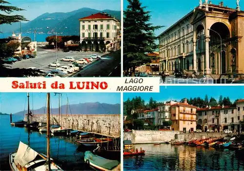 AK / Ansichtskarte Luino_Lago Maggiore_IT Teilansichten am See 