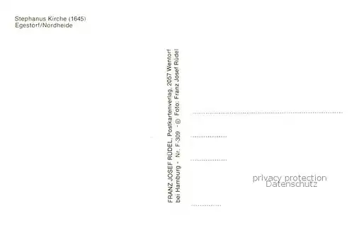 AK / Ansichtskarte Egestorf_Nordheide Stephanus Kirche Innenansicht Egestorf_Nordheide