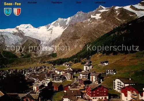 AK / Ansichtskarte Saas Fee_VS Panorama 