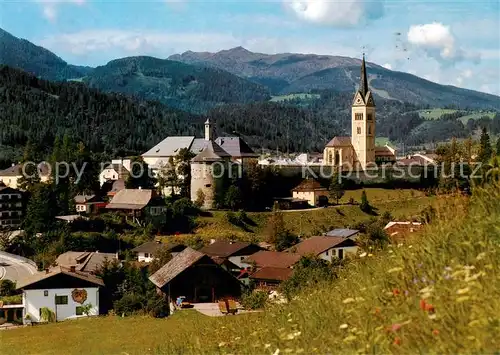 AK / Ansichtskarte Radstadt_AT Panorama mit Kirche und Rossbrand 