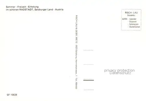 AK / Ansichtskarte Radstadt_AT Panorama Runder Turm Kirche Stadtmauer 