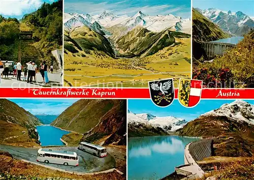 AK / Ansichtskarte Kaprun Tauernkraftwerke Panorama Staudamm Stausee Kaprun