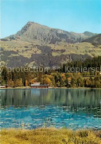 AK / Ansichtskarte Schwarzsee_Tirol mit Kitzbueheler Horn Schwarzsee Tirol