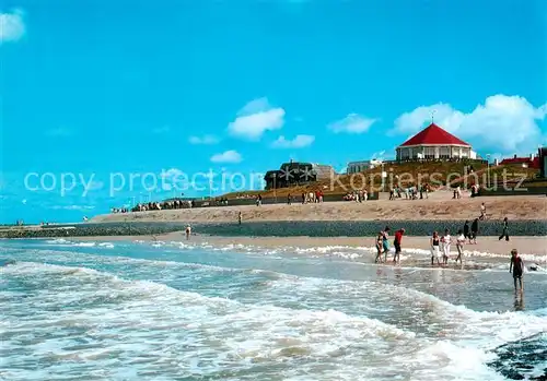 AK / Ansichtskarte Norderney_Nordseebad Strand und Promenade Norderney_Nordseebad