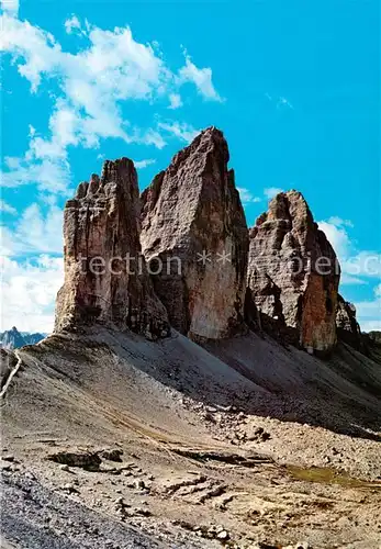 AK / Ansichtskarte Tre_Cime_di_Lavaredo_3003m_Drei_Zinnen_IT Panorama 