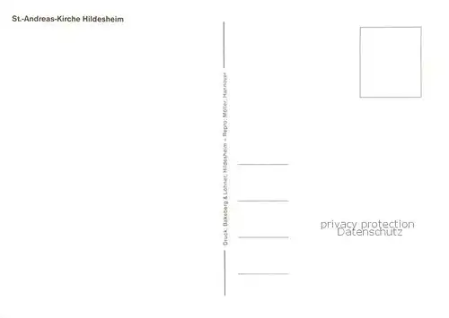 AK / Ansichtskarte Hildesheim St Andreas Kirche Mittelschiff Hildesheim