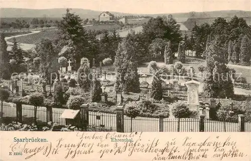 AK / Ansichtskarte Saarbruecken Ehrental Friedhof Saarbruecken