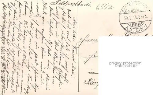 AK / Ansichtskarte Bad_Muenster_Stein_Ebernburg Panorama Nahetal Rheingrafenstein Felsen Feldpost Bad_Muenster