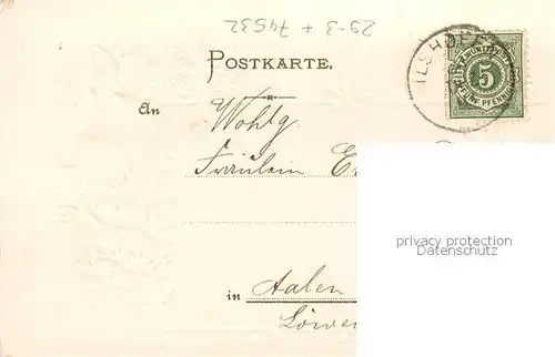 AK / Ansichtskarte Ilshofen Post u. Thor m. Kutsche Gespann Ilshofen