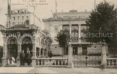 AK / Ansichtskarte Evian les Bains_74 Theater Aussenansicht 