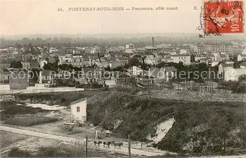 AK / Ansichtskarte Fontenay_94 sous Bois Panorama cote ouest 