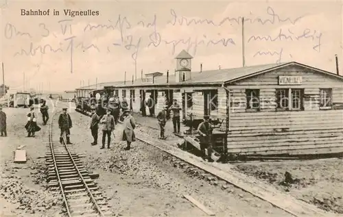 AK / Ansichtskarte Vigneulles_54 Bahnhof   Feldpost 