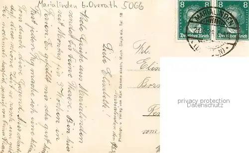 AK / Ansichtskarte Marialinden Totalansicht   Muehle d. Einsiedlers i. Lombachtal   Aggertal Marialinden