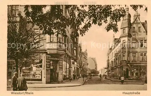 AK / Ansichtskarte Wiesdorf_Leverkusen Hauptstrasse Wiesdorf_Leverkusen