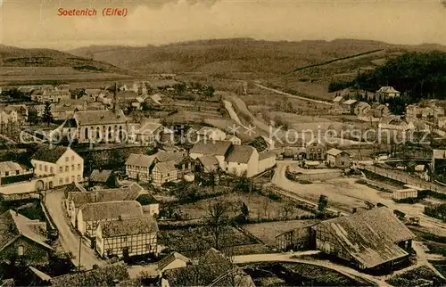 AK / Ansichtskarte Soetenich_Kall Fliegeraufnahme Teilansicht 
