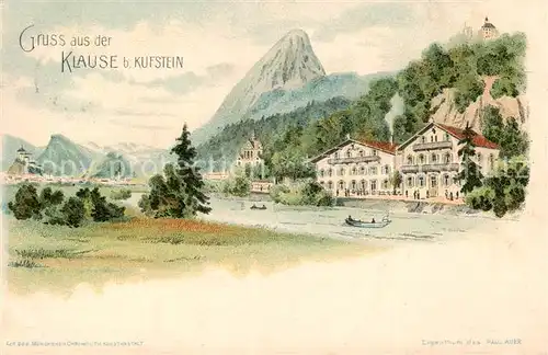 AK / Ansichtskarte Kufstein_Tirol_AT Klause Teilansicht 