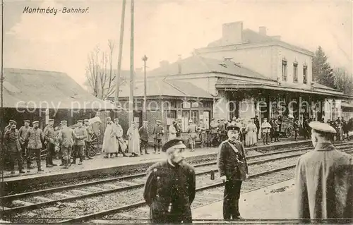 AK / Ansichtskarte Montmedy_55 Bahnhof 