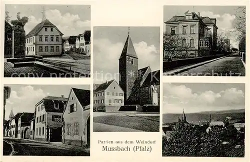 AK / Ansichtskarte Mussbach Partien a. d. Weindorf Mussbach