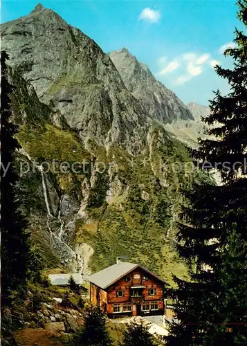 AK / Ansichtskarte Grawandhuette_1640m_Zillertal_AT mit Grosser Greiner Gruppe 