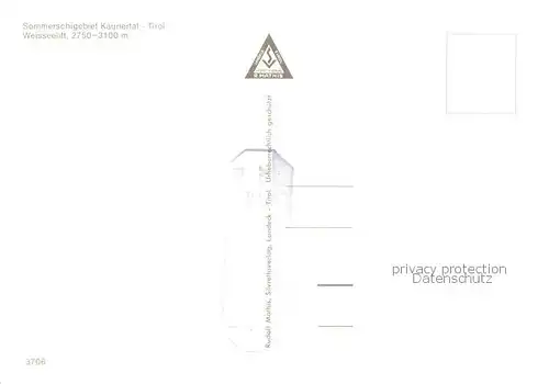 AK / Ansichtskarte Kaunertal_Tirol_AT mit Weissseelift 