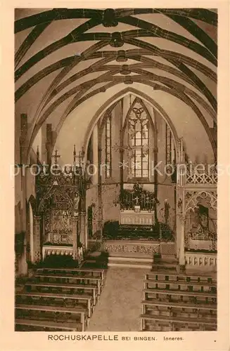 AK / Ansichtskarte Bingen_Rhein Inneres der Rochuskapelle Bingen Rhein