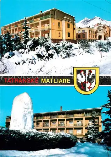 AK / Ansichtskarte Tatranske_Matliare Vojenska ozdravovna Sanatorium Hohe Tatra 