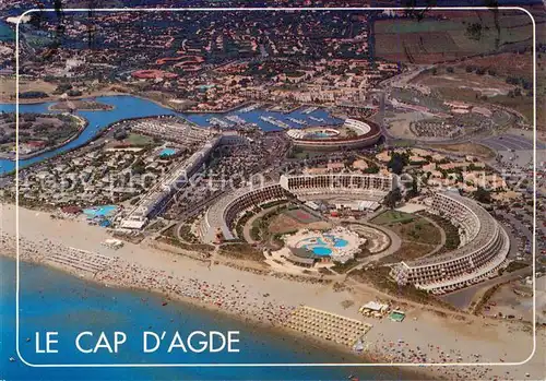 AK / Ansichtskarte Cap d_Agde Vue aerienne du centre helio marin Cap d_Agde