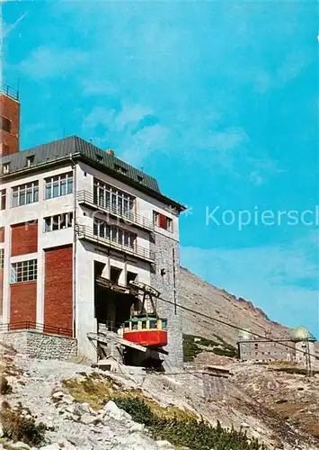 AK / Ansichtskarte Tatranska_Lomnica_SK Observatorium Skalnate Pleso Hohe Tatra Bergbahn 