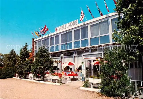 AK / Ansichtskarte Hoogmade_Leiden_NL Hotel Rijnland Restaurant Terrasse 