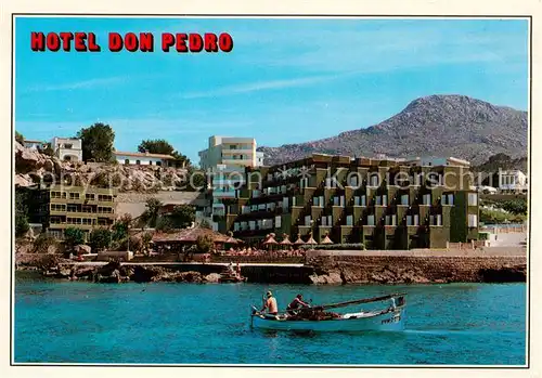 AK / Ansichtskarte Cala_San_Vicente_Mallorca Hotel Don Pedro Ansicht vom Meer aus 