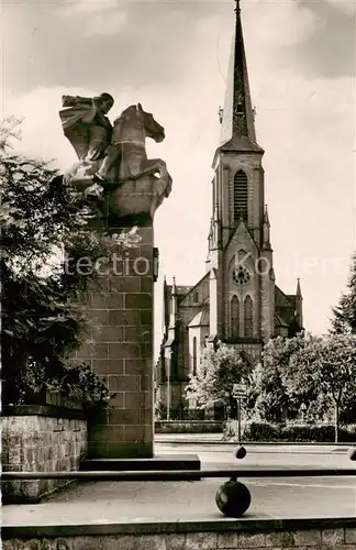 AK / Ansichtskarte Bergzabern_Bad Kath Kirche Bergzabern_Bad