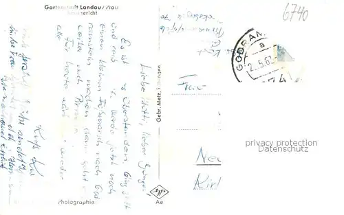 AK / Ansichtskarte Landau__Pfalz Amtsgericht 