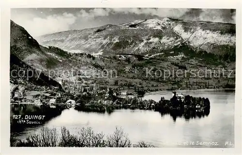 AK / Ansichtskarte Duingt_Talloires_74_Haute Savoie Le Lac et le Semnoz 