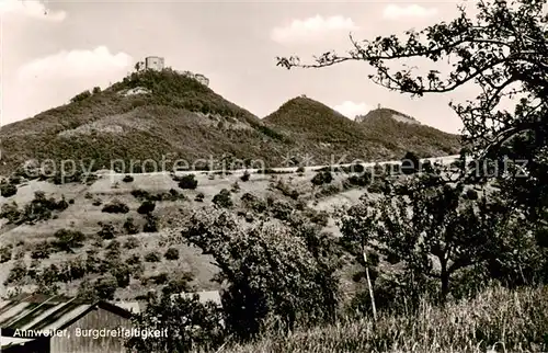 AK / Ansichtskarte Annweiler_Trifels Burgdreifaltigkeit Annweiler_Trifels