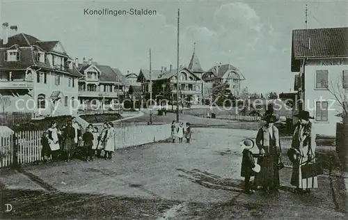 AK / Ansichtskarte Stalden_Konolfingen_BE Partie auf der Strasse Stalden_Konolfingen_BE