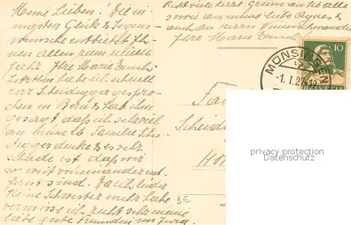 AK / Ansichtskarte Muensingen_Konolfingen_BE Haus Aussenansicht Fachwerkstil 