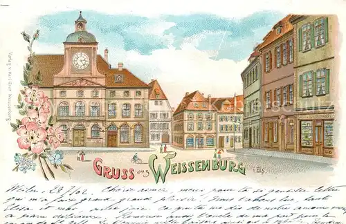 AK / Ansichtskarte Weissenburg_67_Wissembourg_Alsace Grosser Platz 